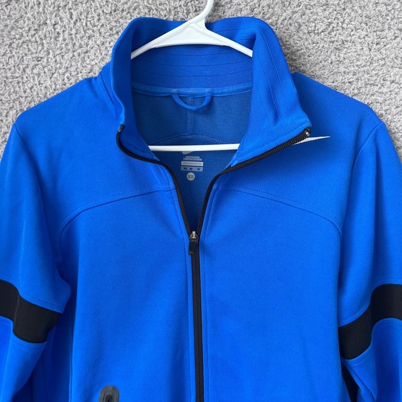 Nike Jacket Men XS Blue Full Zip Nadal 2011 US Open Vamos Rafa Ace Tennis Active - Picture 6 of 12